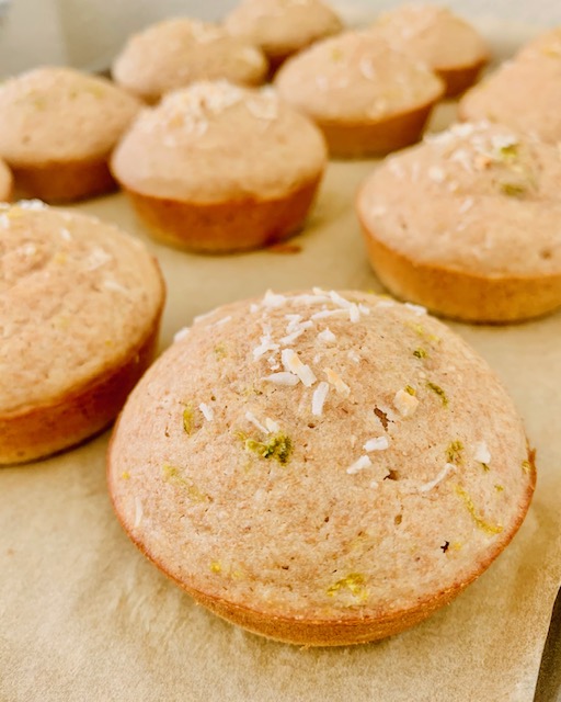 Lime and Coconut Milk Muffins · Coffee Fit Kitchen