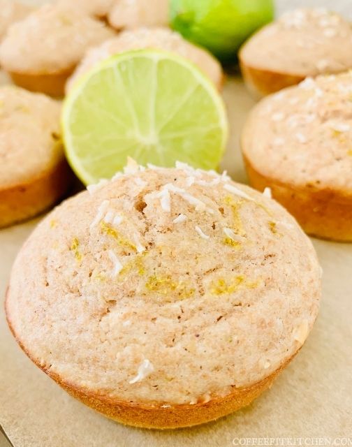 Lime and Coconut Milk Muffins · Coffee Fit Kitchen