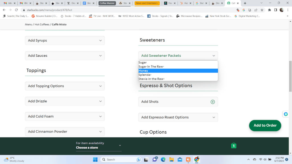 12 Irresistible Starbucks Drinks with Honey Coffee Maister