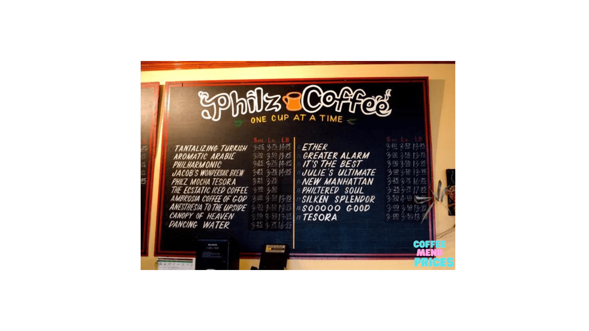 Philz Coffee Menu Coffee Menu Prices Discover the Best Coffee Prices