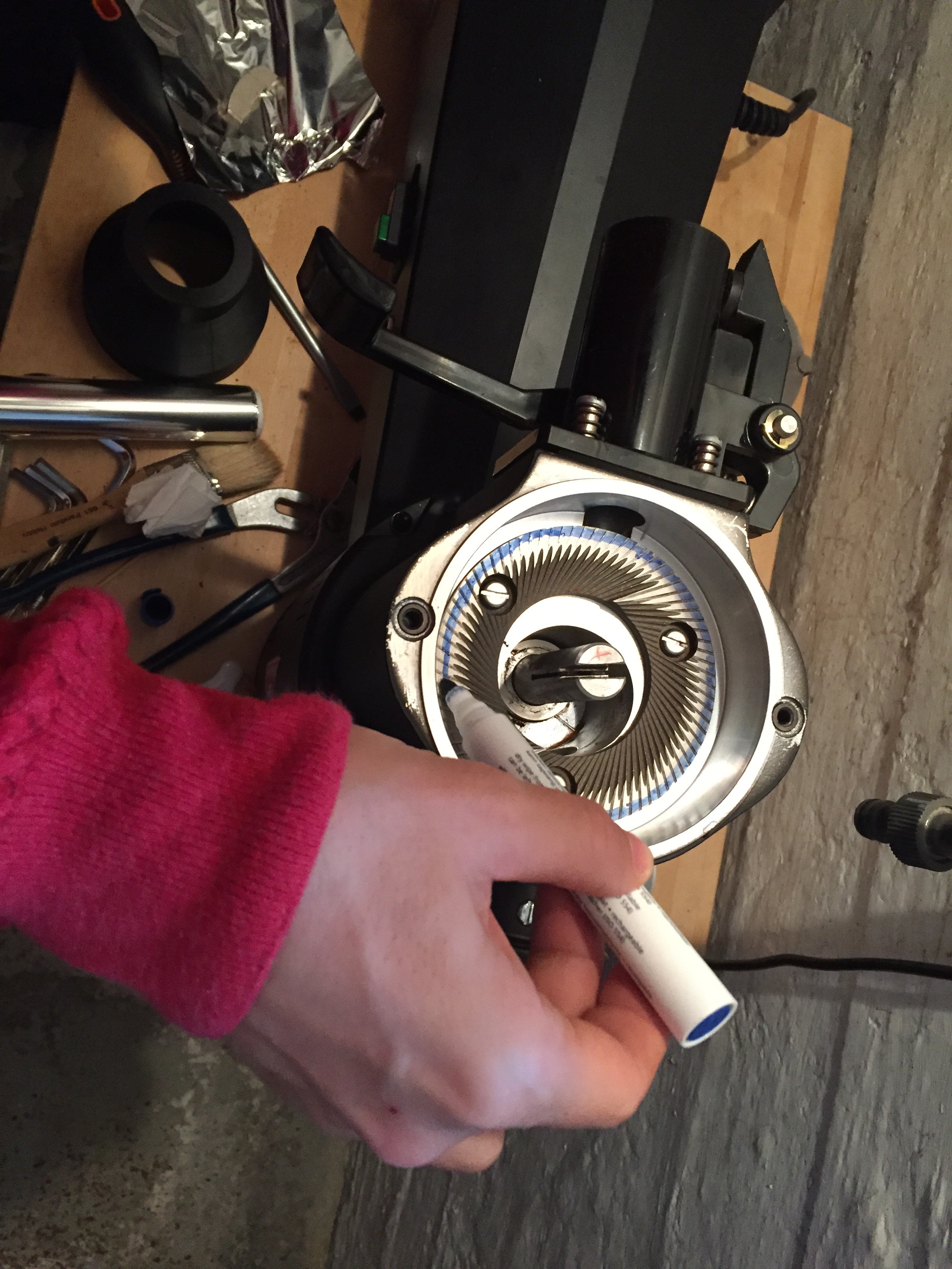 Grinder alignment Coffee Navigated