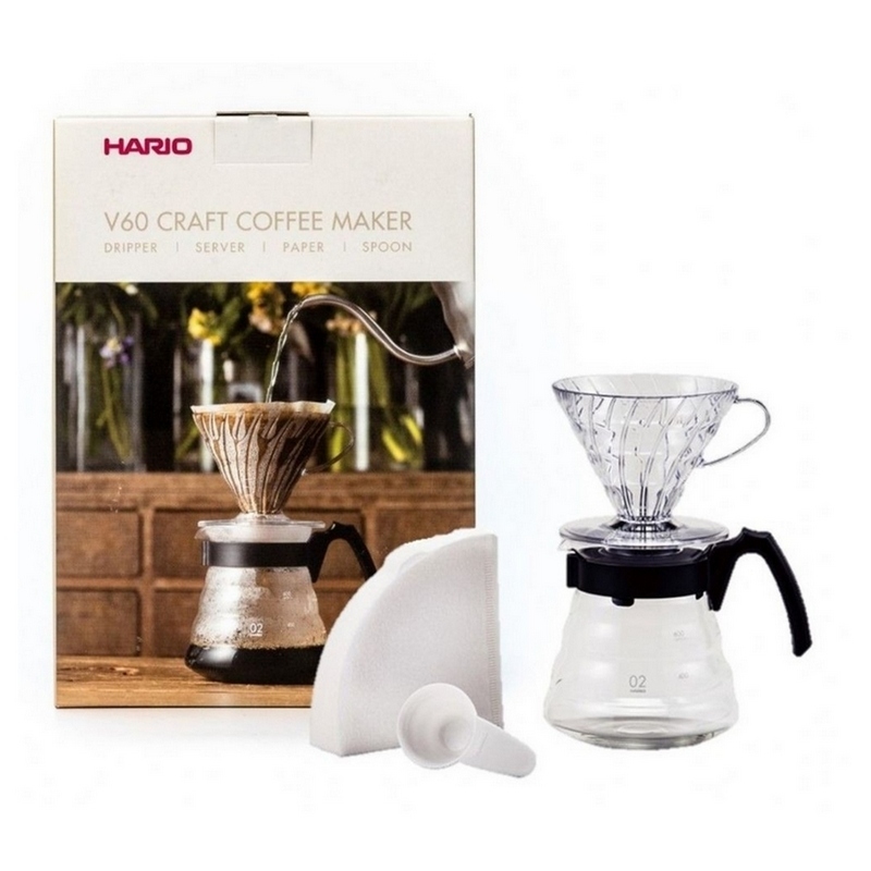 Hario V60 Craft Coffee Maker, Set Coffee Ritual