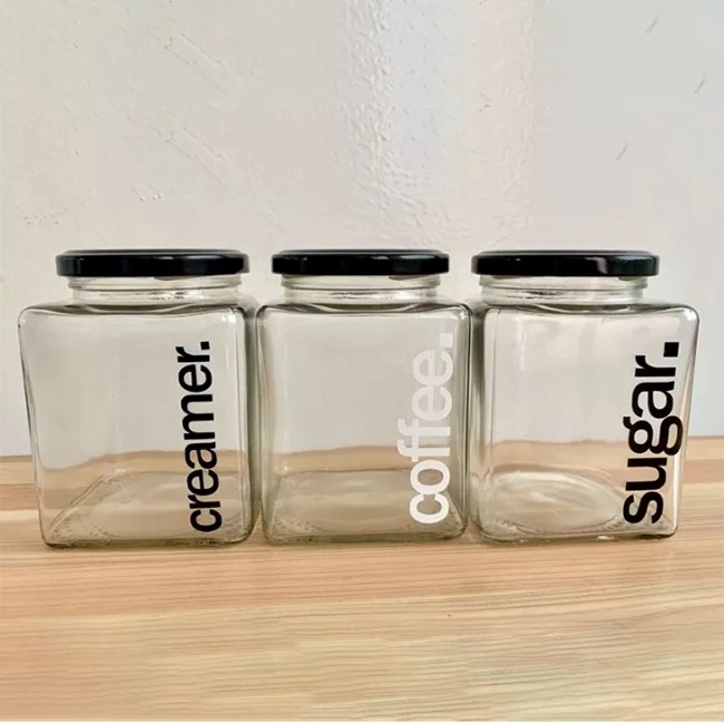 Coffee, Sugar, and Cream Jar Coffee Smiley