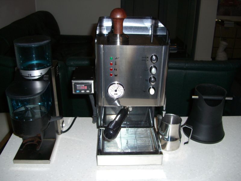 !!!SOLD!!! FS ECM Botticelli II w/ PID, Rocky, Pullman Tamper, Extras