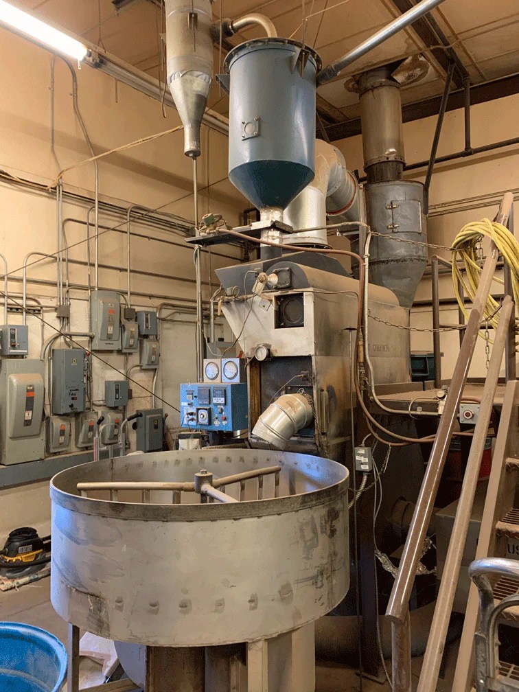 60 Kg Sivetz Roaster 1992 Model Good Condition Used — CoffeeTec