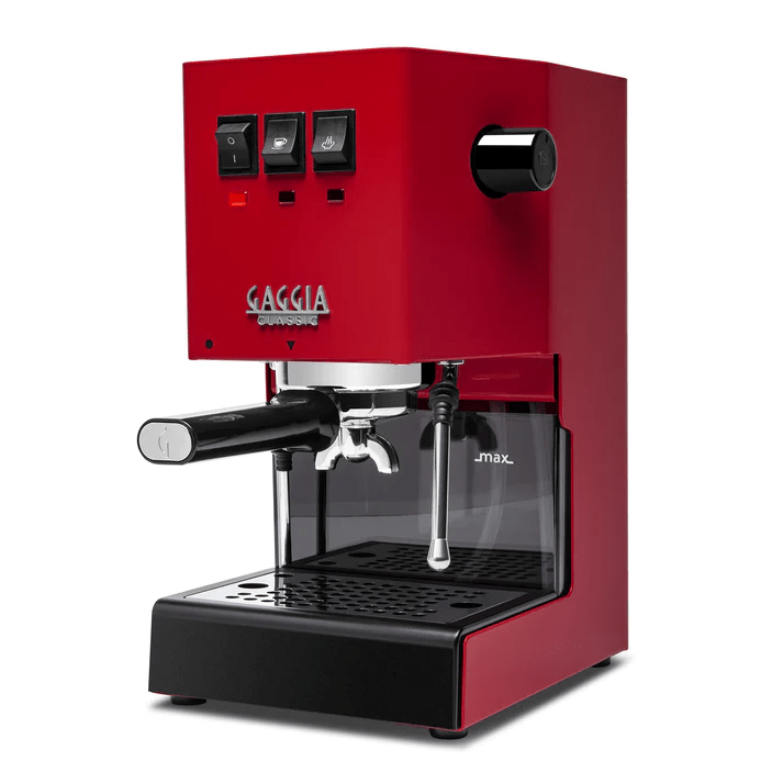 Gaggia Classic Pro Espresso Machine in Cherry Red Coffee Units Buy