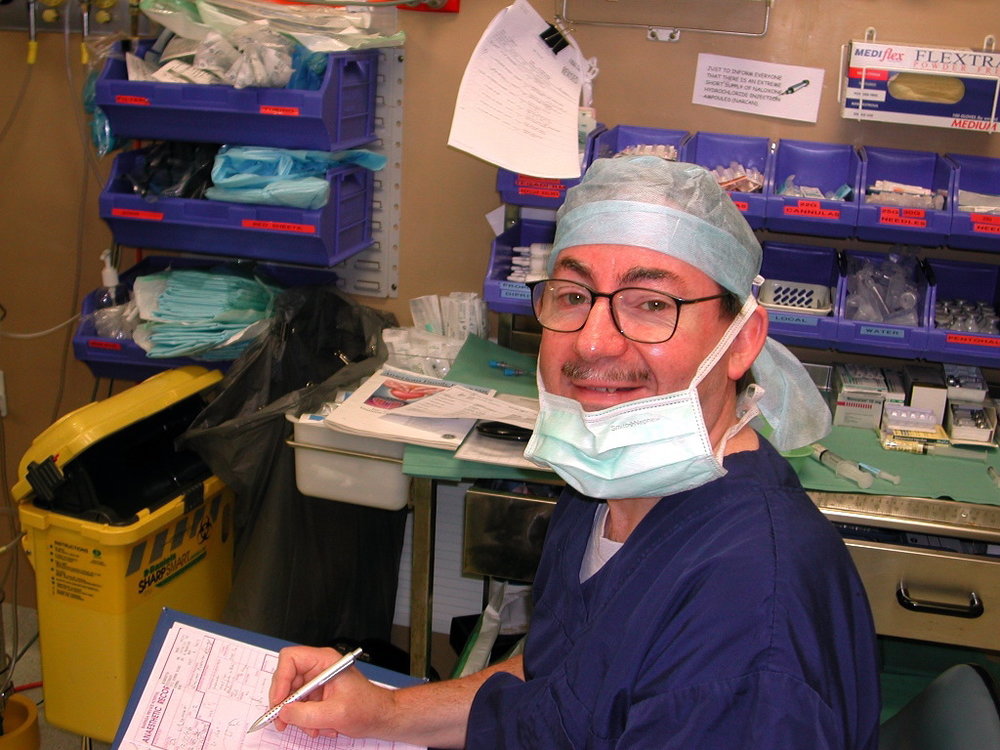 Anaesthetist Doctor Peter Williams at Baringa Private Hospital, 2006