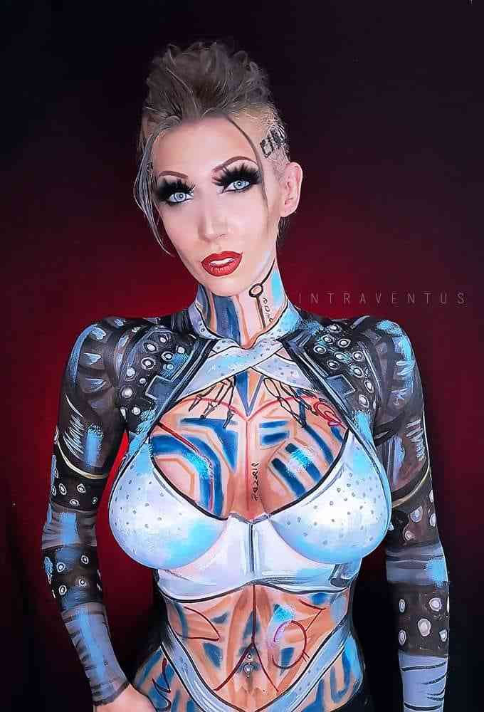 Intraventus Body Paint Cosplay is Outstanding and Smokin' Hot