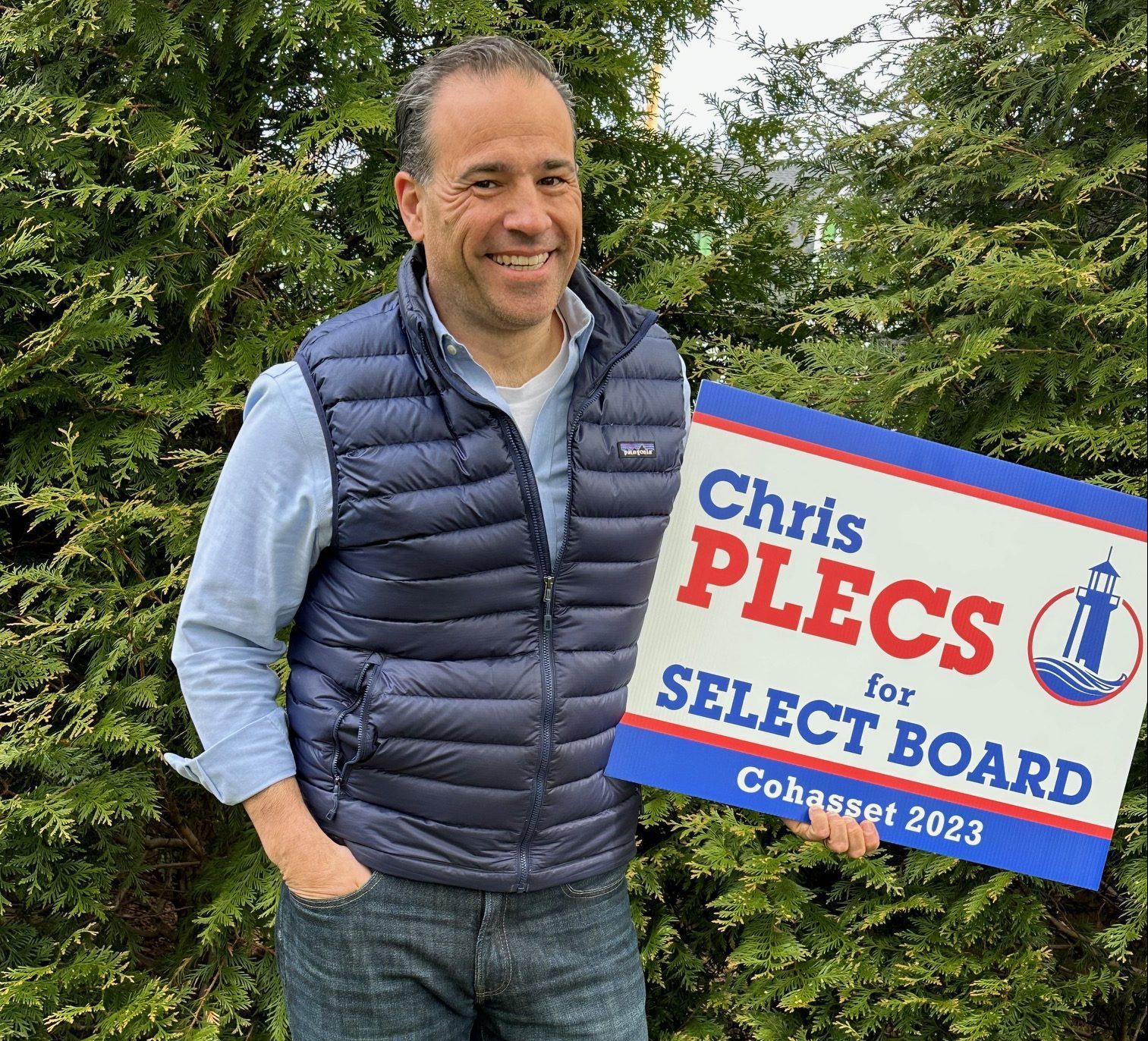 Candidate for Select Board Chris Plecs Cohasset Anchor