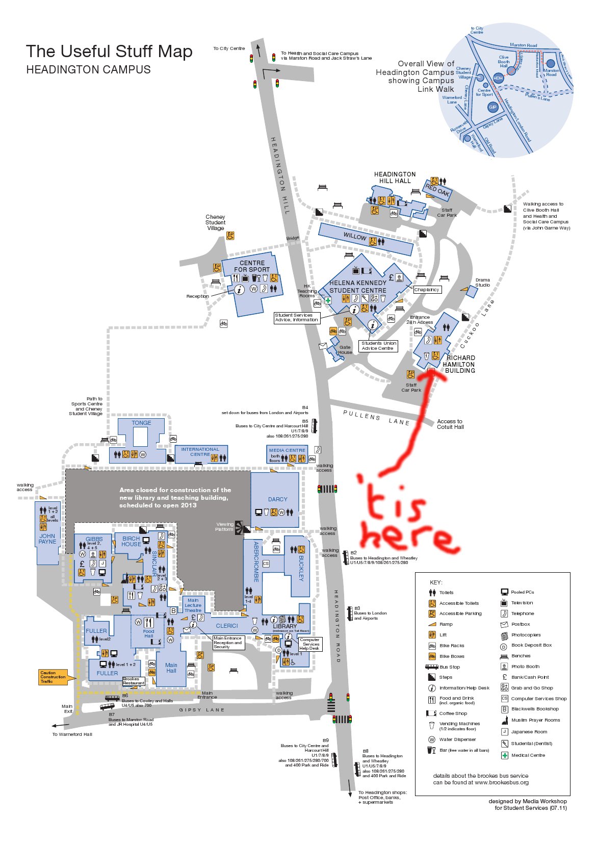 Oxford Brookes Headington Campus Map 301 Moved Permanently