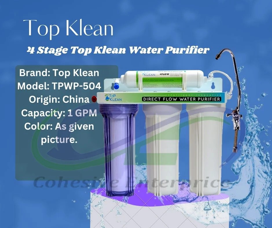 4 Stage Top Klean Water Purifier Cohesive Enterprise