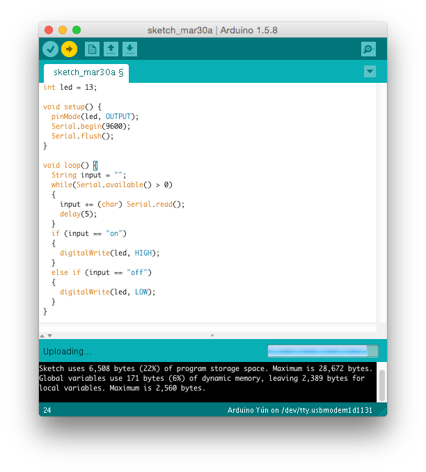 Arduino LED tutorial Cohorte Project