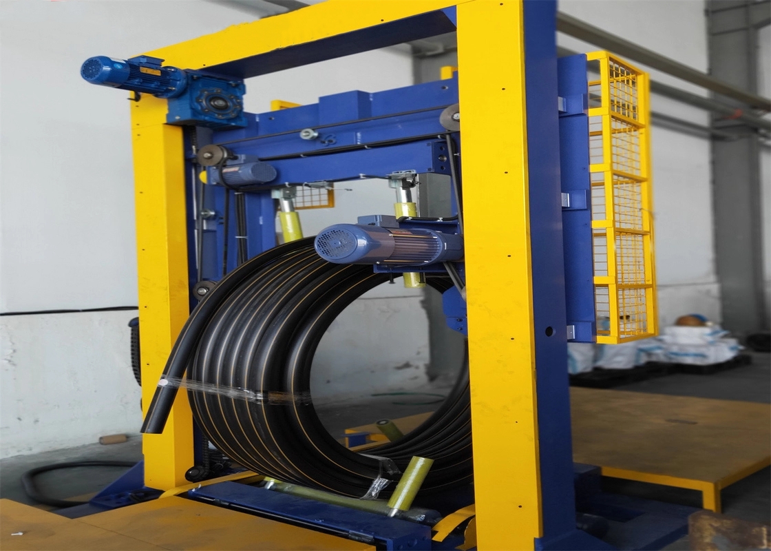 Automatic Plastic Cable Packing Machine coil tilter