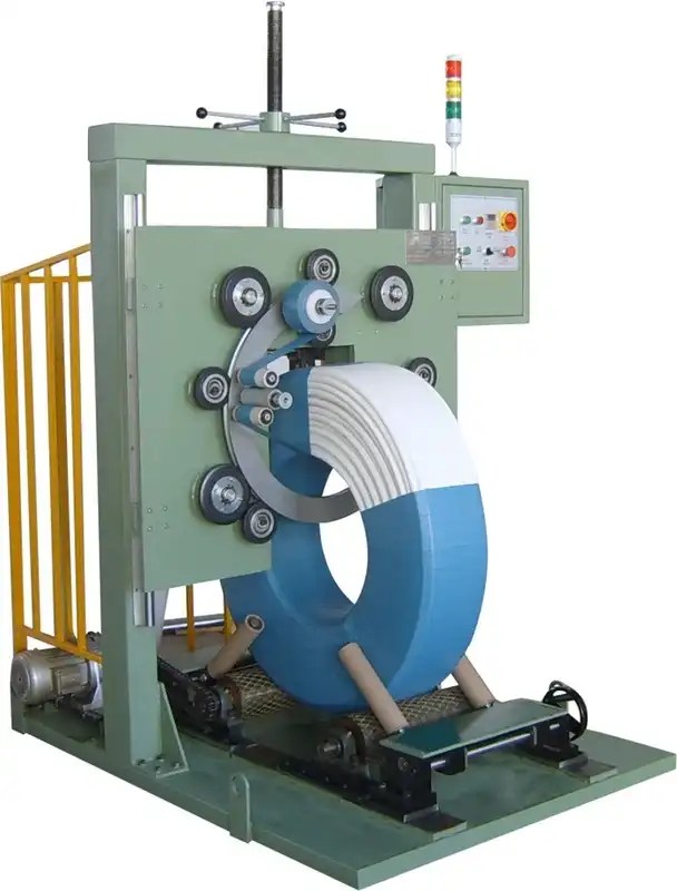 Plastic Coil Pipe Packing Machine coil tilter
