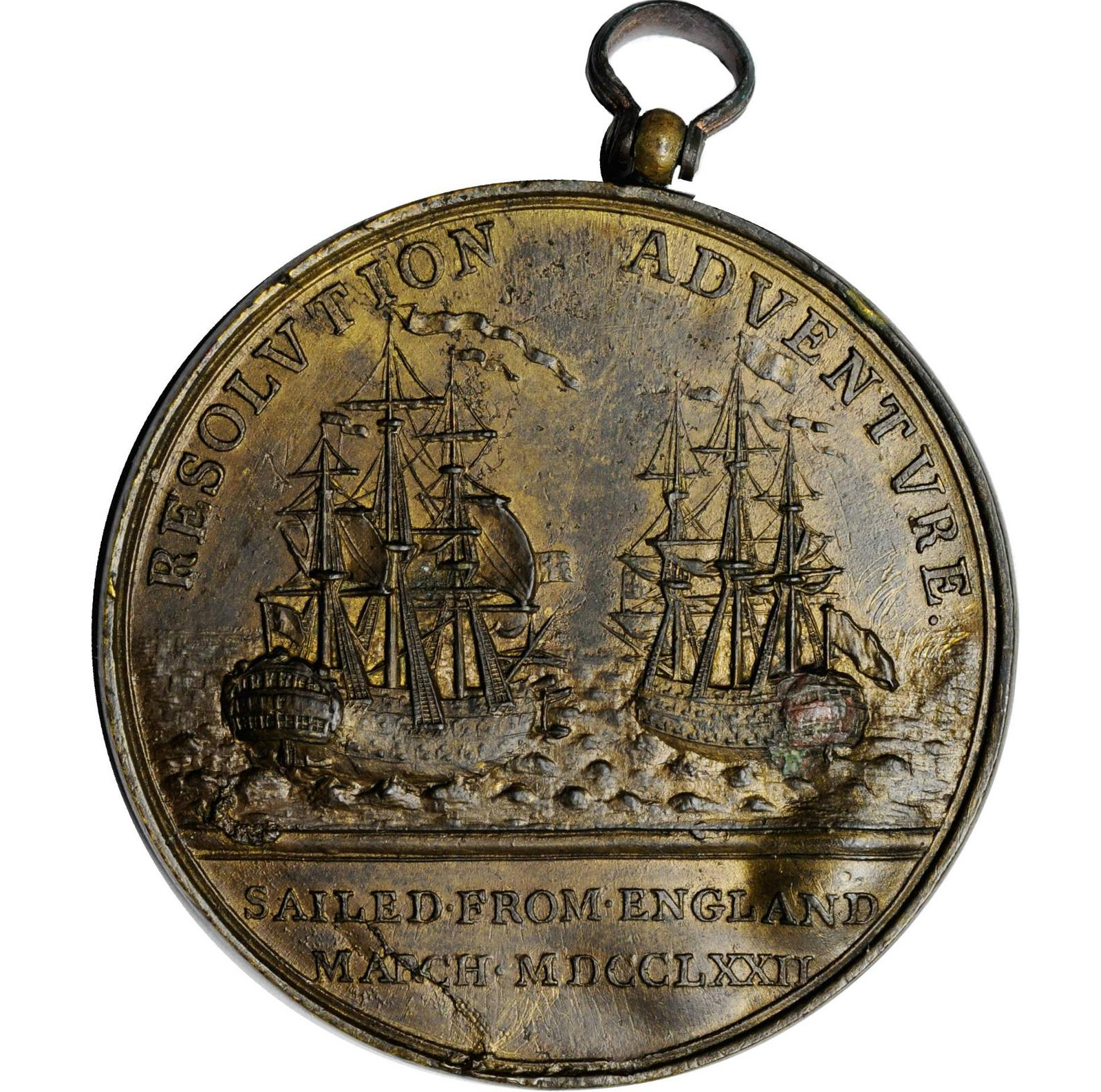 Value of 1772 Resolution & Adventure Medal Medal Buyers
