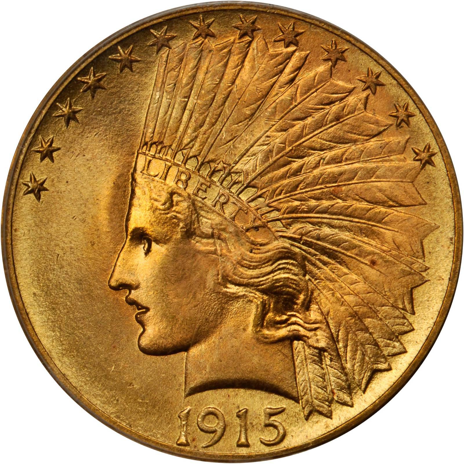 Value of 1915 Indian Head 10 Gold Sell Your Rare Coins!