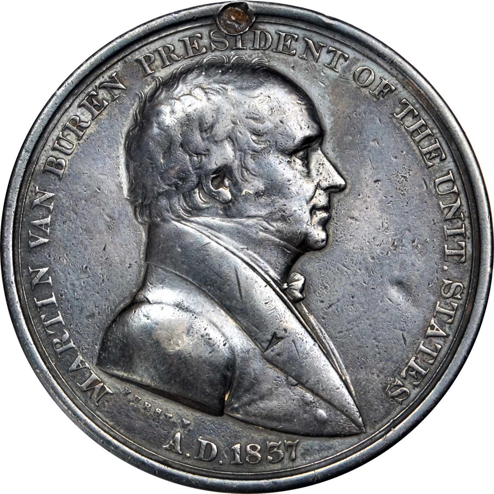 Worth of 1837 Martin Van Buren Indian Peace Medal Buyers