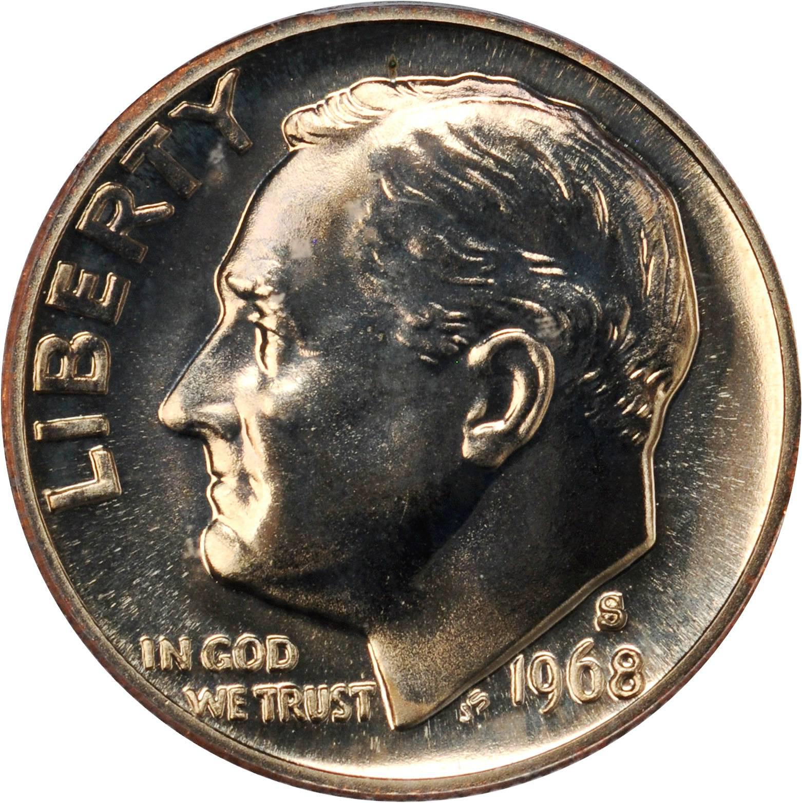 Value of 1968S Dime Sell and Auction, Rare Coin Buyers