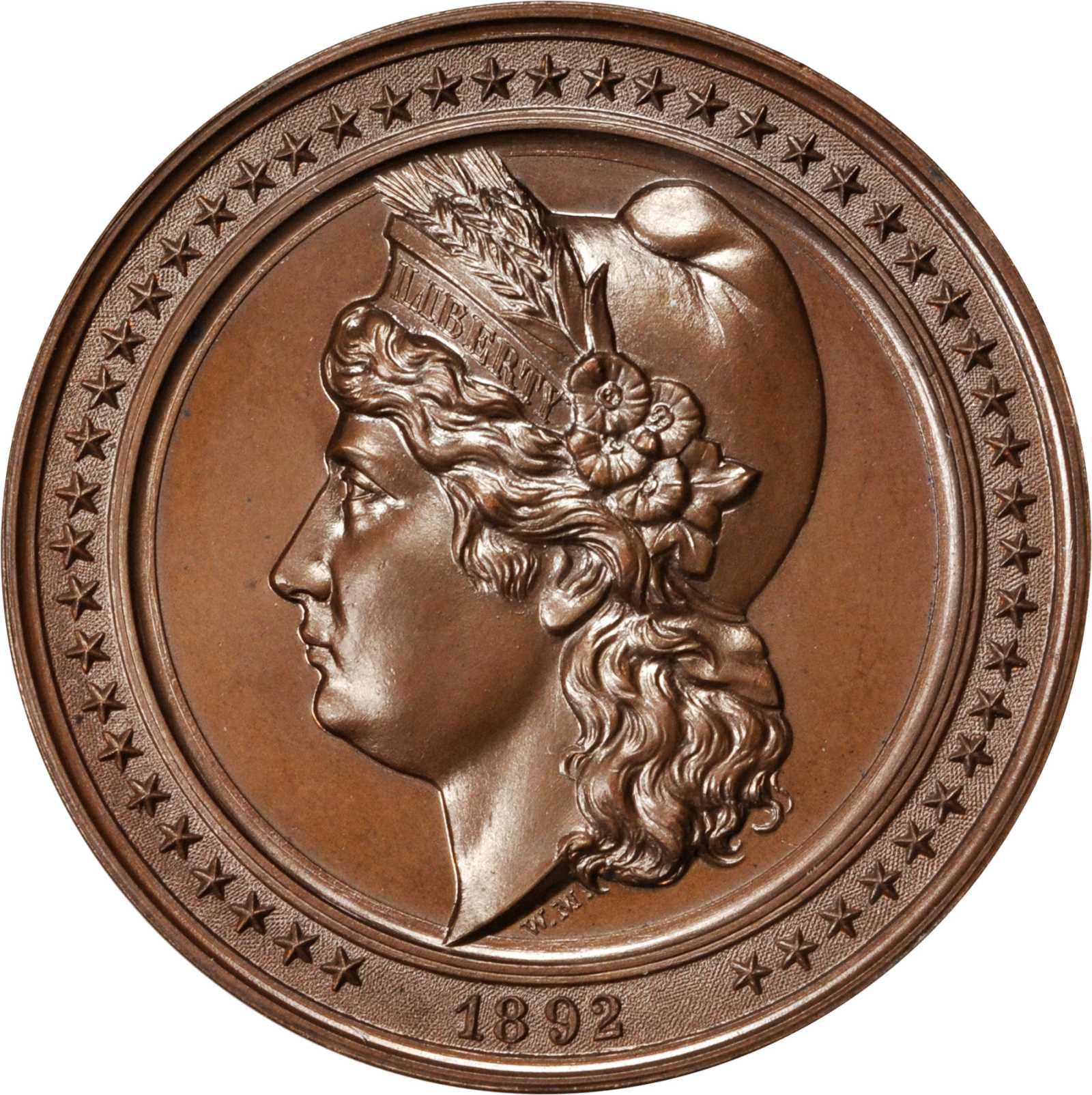 World's Exposition Liberty Head Dollar Bronze