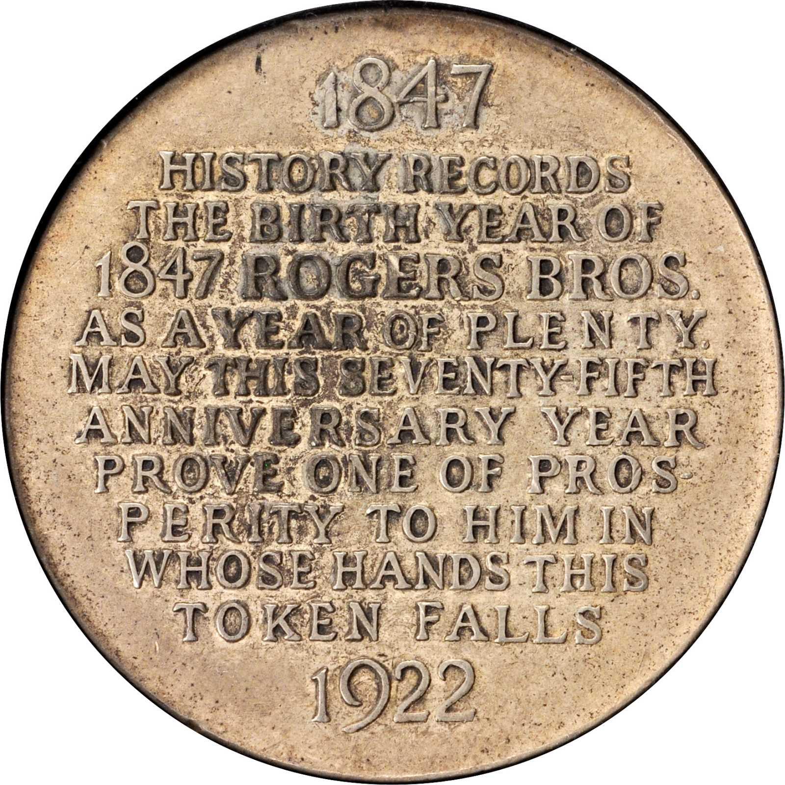 Rogers Bros. 75th Anniversary Sterling Silver