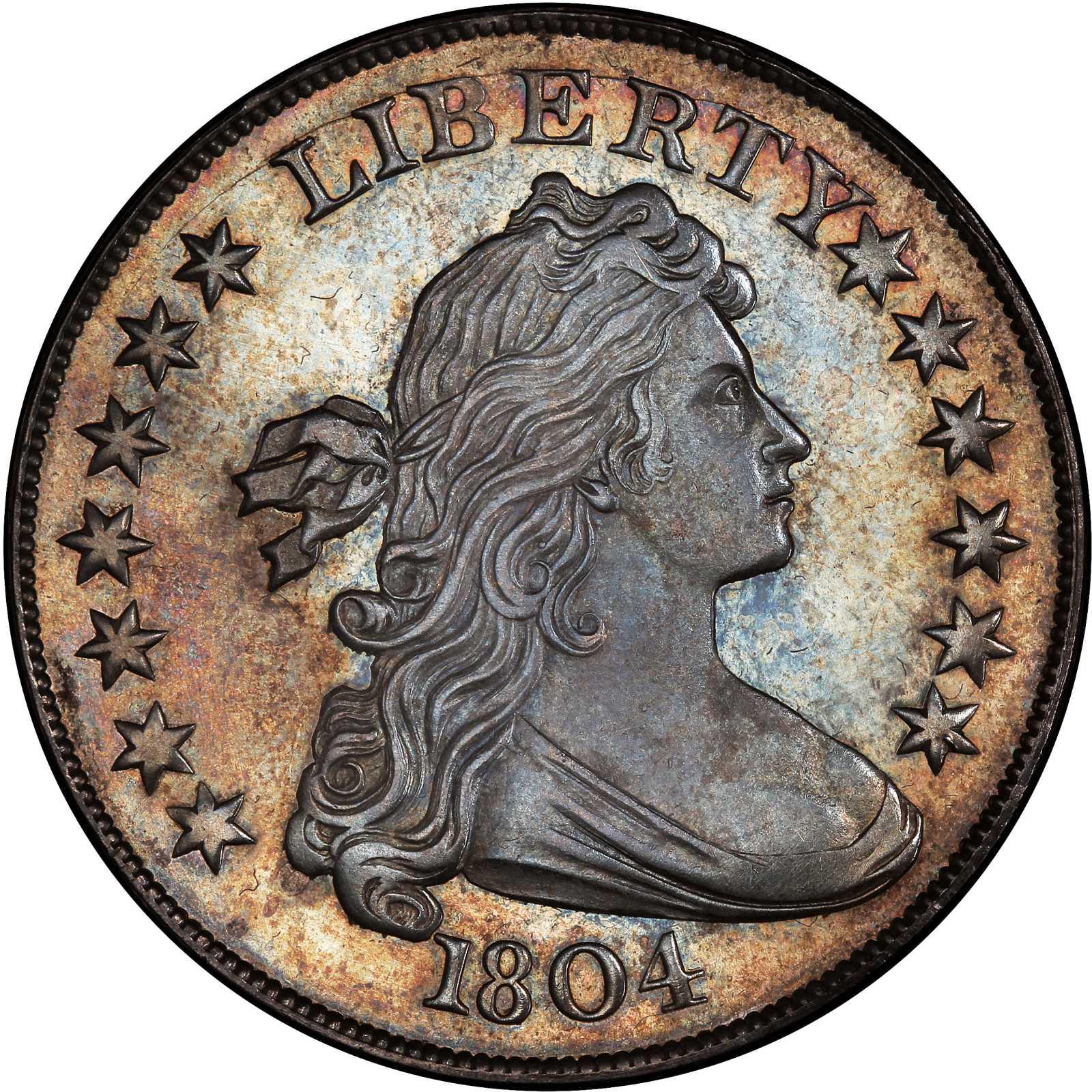 Value of a 1804 BB304 Class I Proof Draped Bust Silver Dollar Rare Coin Buyers