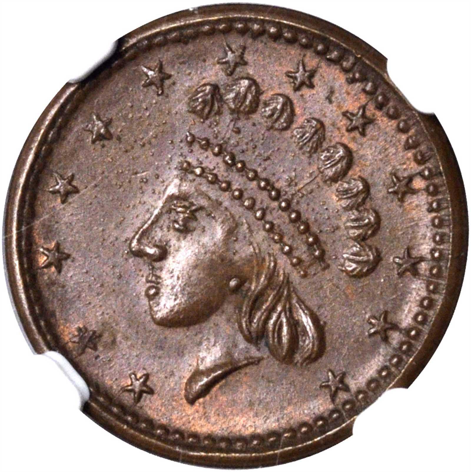 Undated Indian Princess and Our Army Token Token Buyer