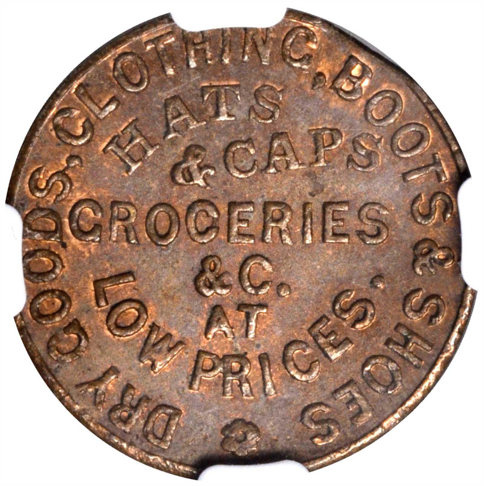 Undated Chapmans One Price Store Token Sell, Appraise, Token Buyers