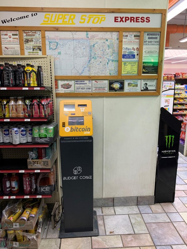 Bitcoin ATM in Lansing Sunoco Gas Station McDonald's