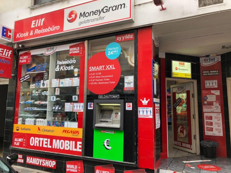 Bitcoin ATM in Mannheim Elif Reisebüro & Kiosk
