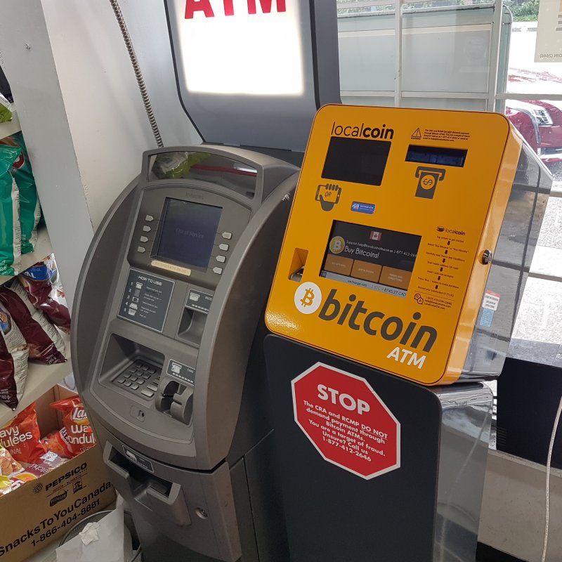 Bitcoin ATM in Vancouver CA Kwick Pick Groceries