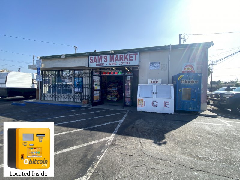 Bitcoin ATM in Bellflower Sam's Market