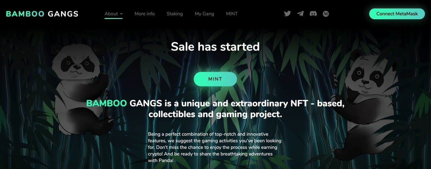 Bamboo Gangs Is it the Best NFT Game Project? 2024 CoinCodeCap