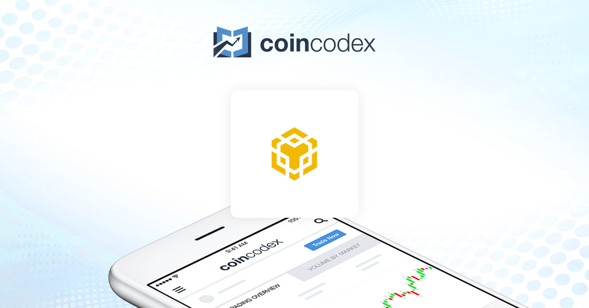 Binance DEX Exchange Reviews & Markets CoinCodex