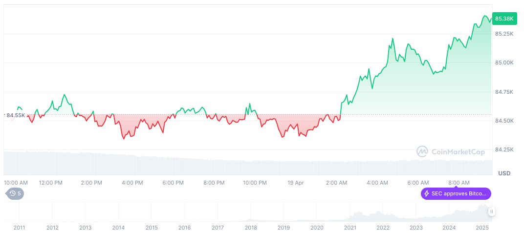 Michael Saylor Reaffirms Bitcoin's Unique Risk-Free Profile 1 bitcoin-daily-chart-425