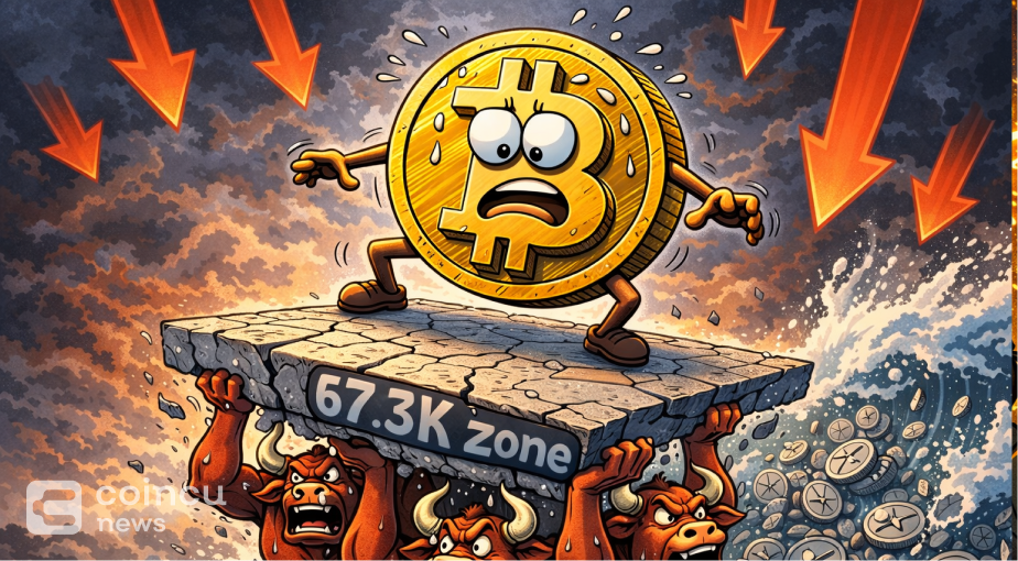 Bitcoin Slips, $67.3K Now Key Short-Term Level