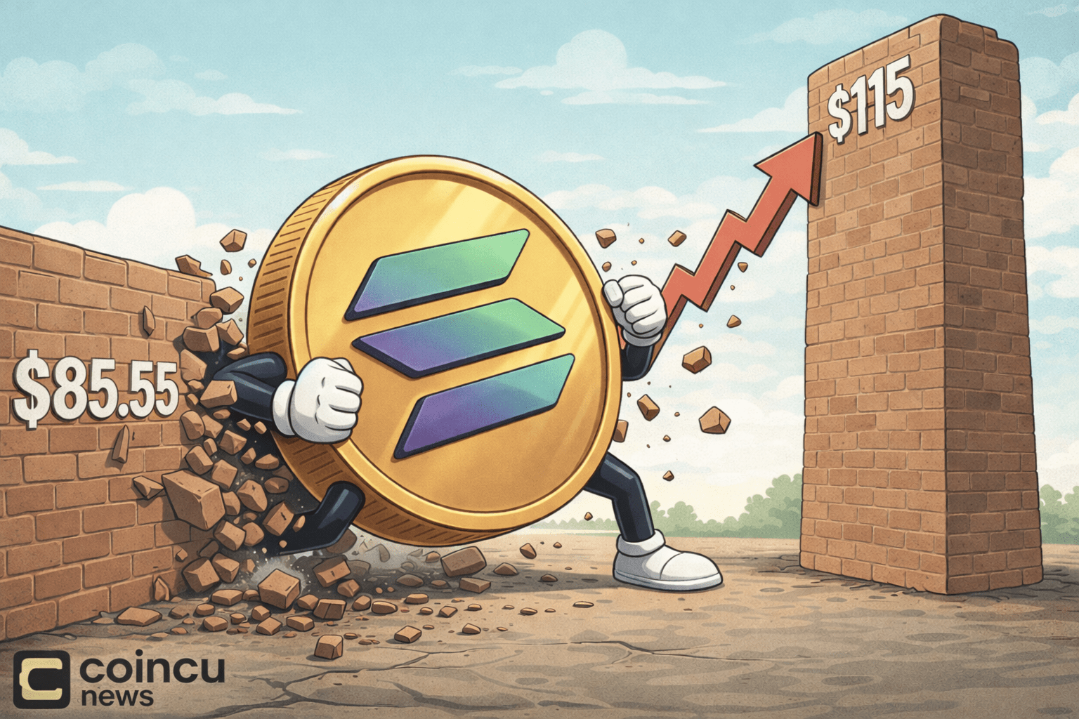 Solana Targets $115 Resistance After Breaking Above $85.55 Mark