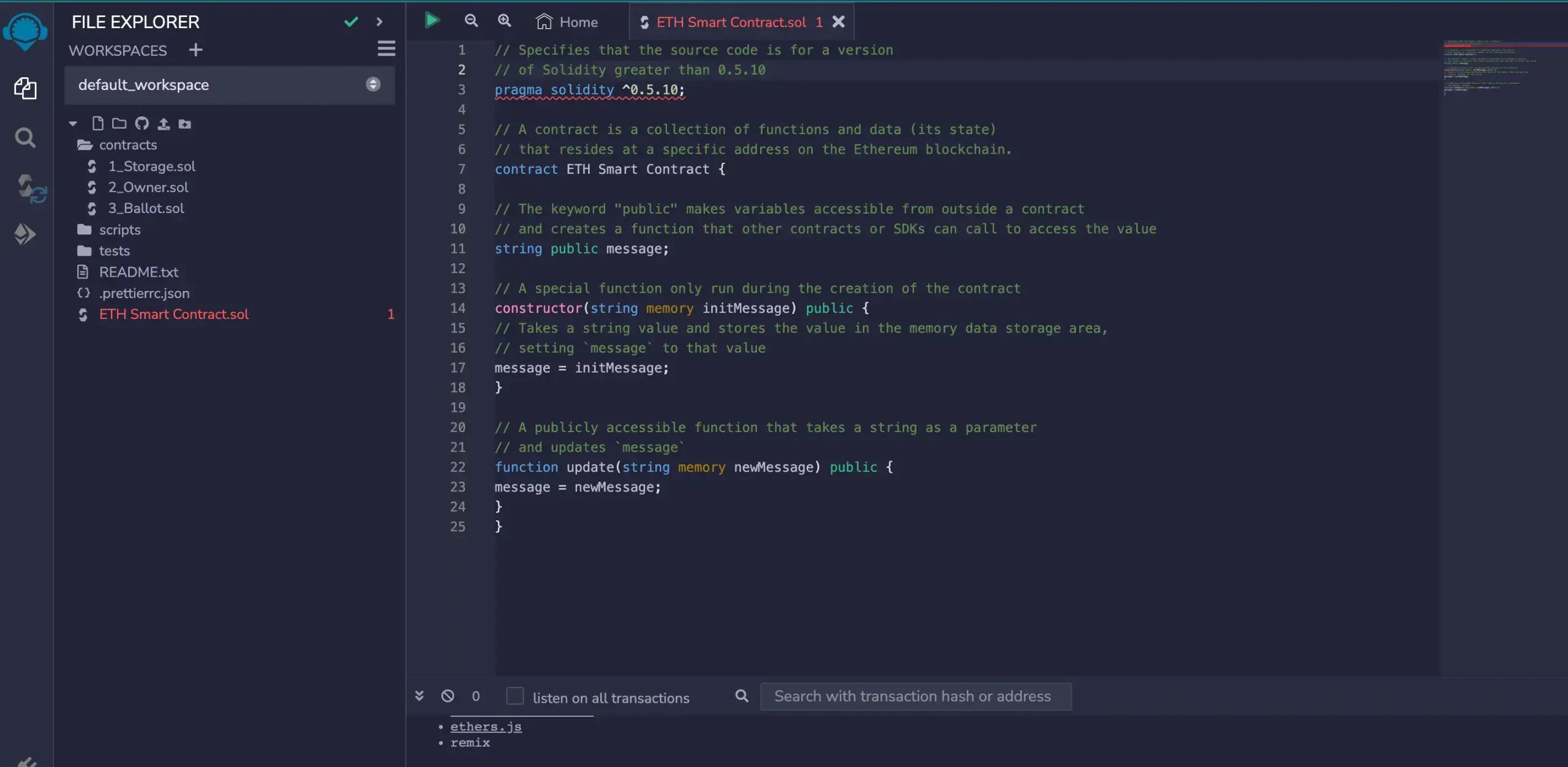 Step 2: Copy and paste the provided code