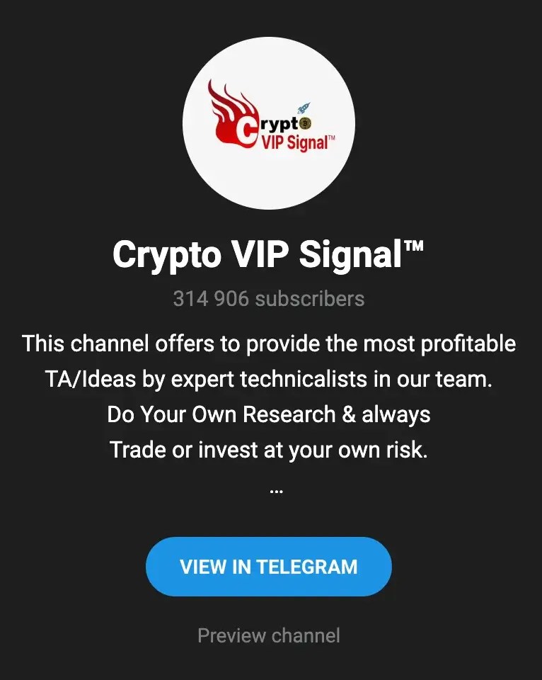 2. Crypto VIP Signal
