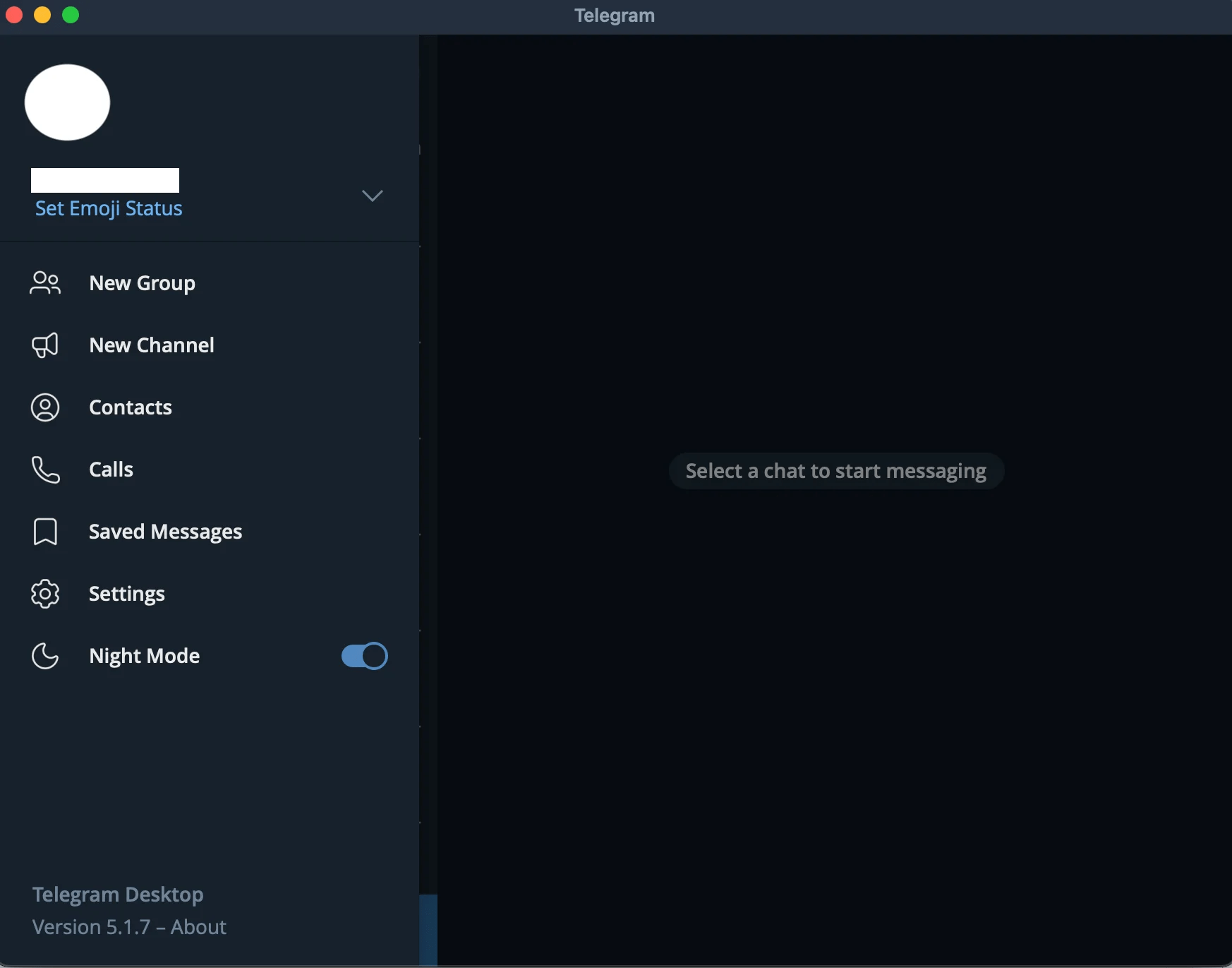 Open the menu and select Settings.