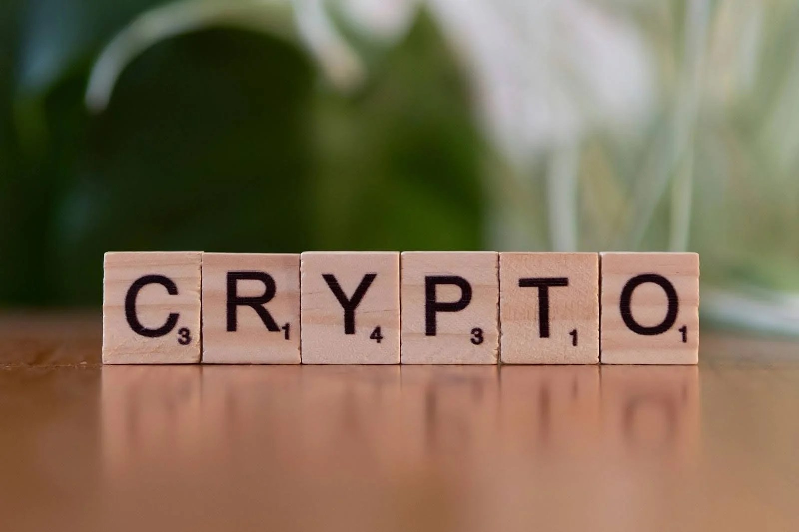 Cryptocurrency Scrabble Blocks
