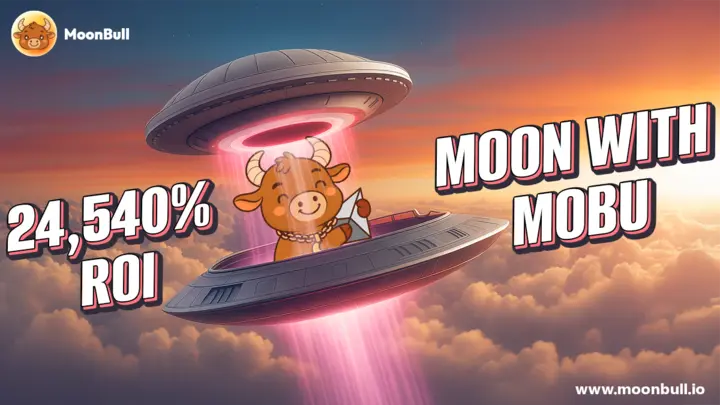 Meme Coin Presale 2025: MoonBull Presale Live Now With Huge 24,000% ROI and 95% APY, While Turbo and Popcat Join the Bull Run