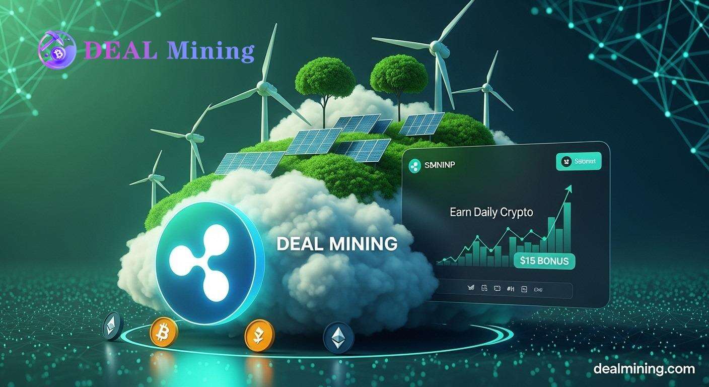 Green Energy Cloud Mining | Earn Daily Crypto with Deal Mining + $15 Bonus