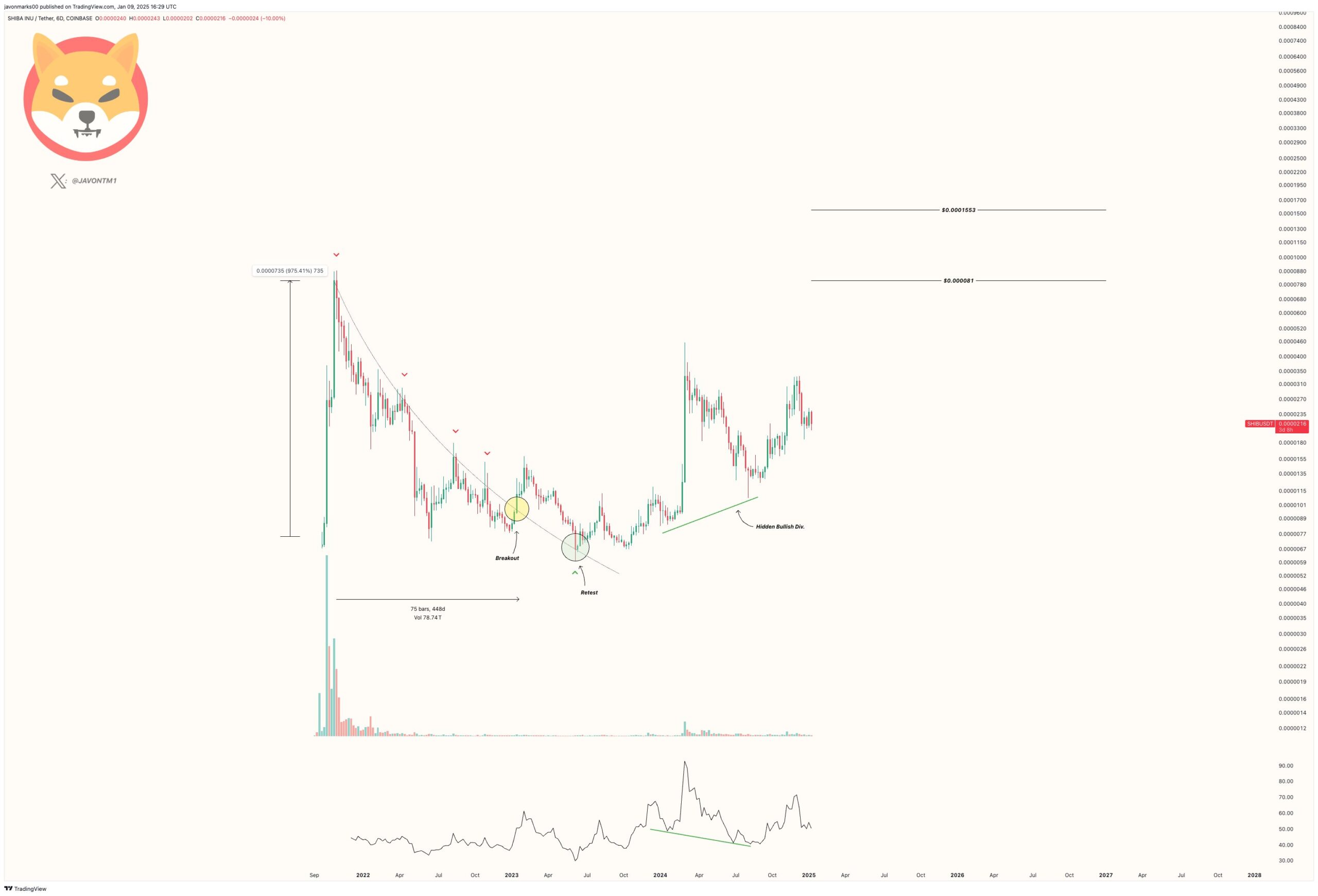 How High Can Shiba Inu Price Rise in Jan 2025?