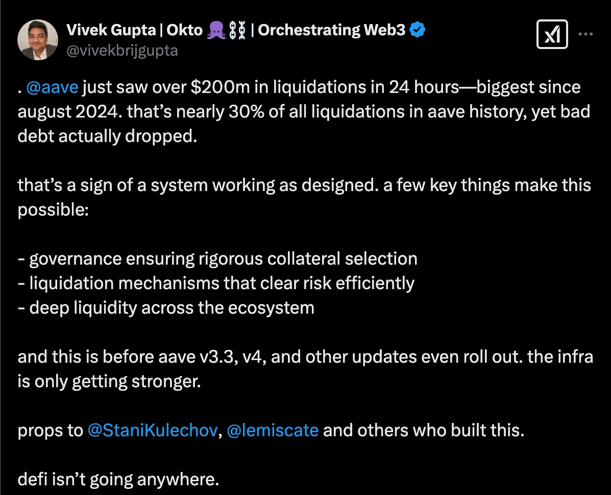 AAVE X Post