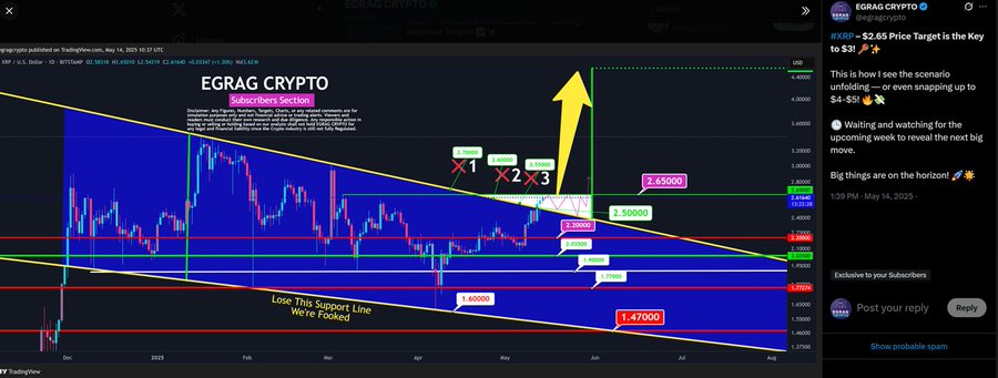 XRP's Daily Chart