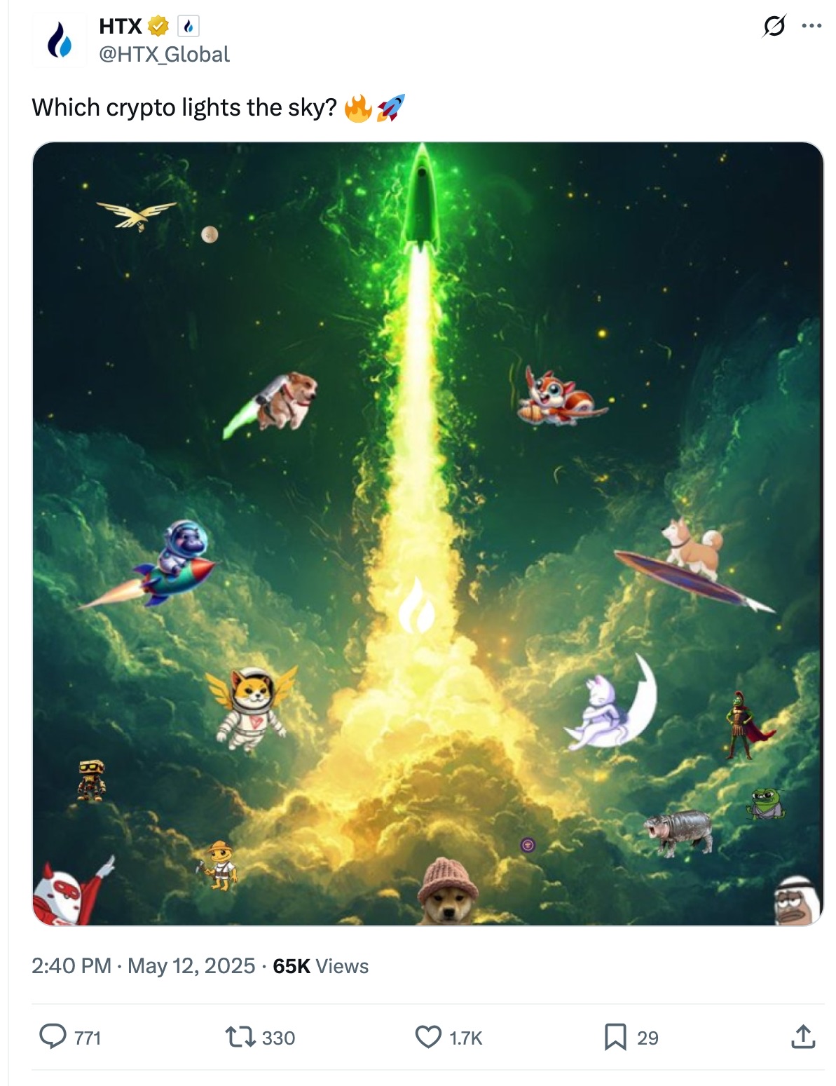 Pi Network in HTX posts