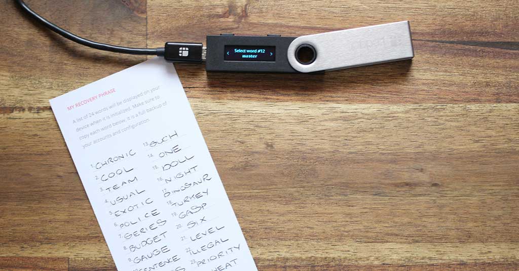 How to backup Ledger Hardware Wallet Backup Nano S / Nano X device