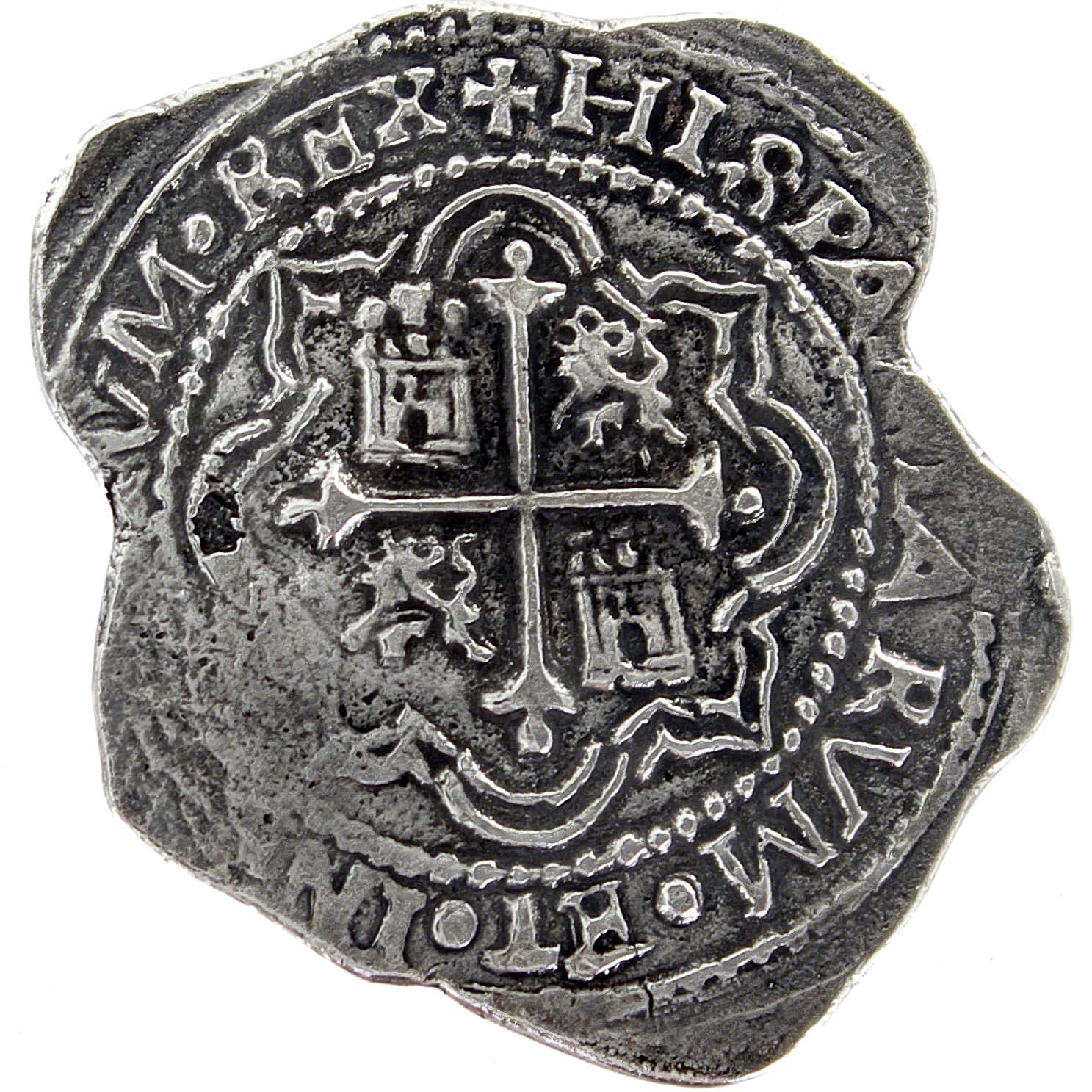 1681 Eight Reales Spanish Cob, Colonial Mexico Mint