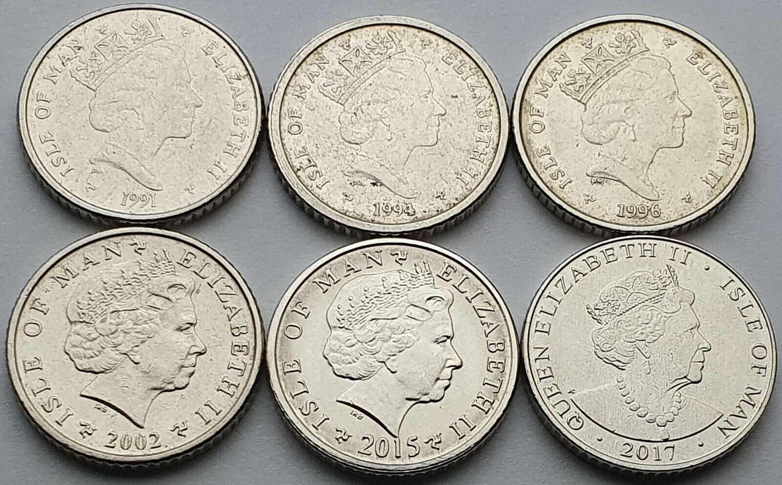 5p Coin set IOM Coins