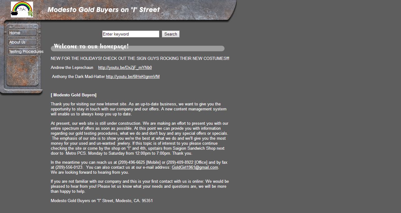 Modesto Gold Buyers On I Street Modesto, CA